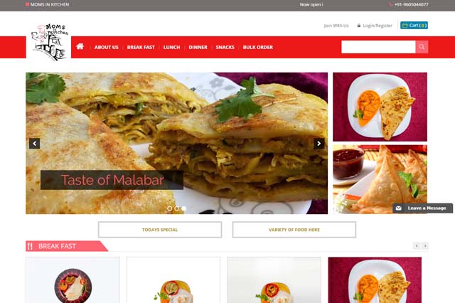 bank website